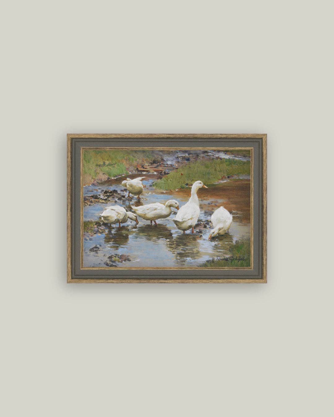Ducks on the Water: 6x4
