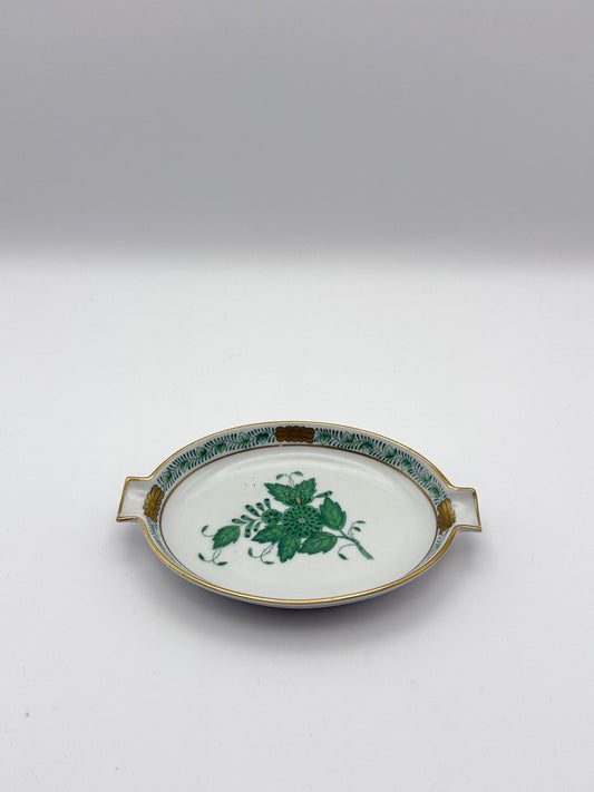 Green Chinese Bouquet Trinket Dish