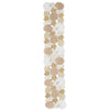 Pumpkin & Fall Leaves Table Runner-Cream 13" x 70"