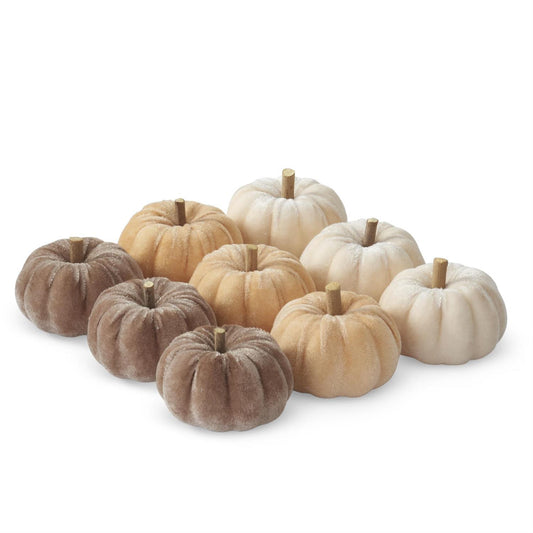 2.5" Velvet Pumpkin