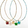 Murano Glass Mini Sparkle Butterfly Pendant Necklace