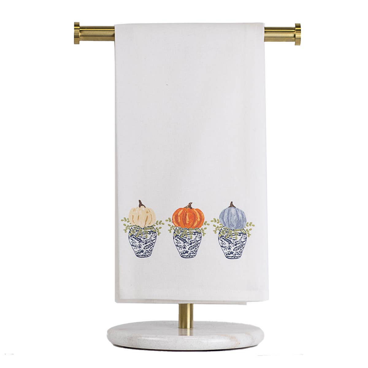 Fallview Pumpkin Topiary Hand Towel - 20"x 28"
