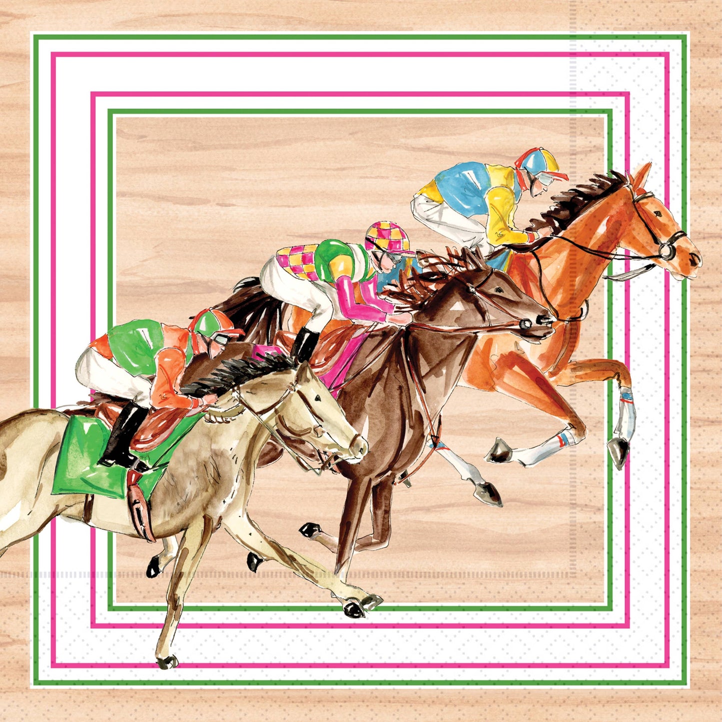 Paper Cocktail Napkins 20 Ct Derby Rider