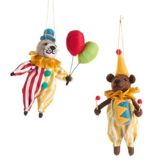 Circus Bear Ornament
