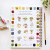 BOUQUETS Watercolor Workbook