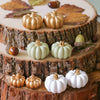 Sage Green Pumpkin Place Card Holder (Set of 6)