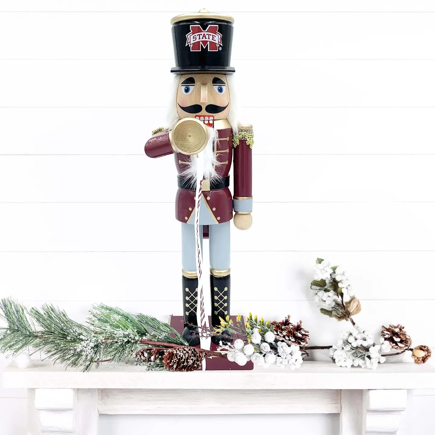 14" Mississippi State Bugler Nutcracker