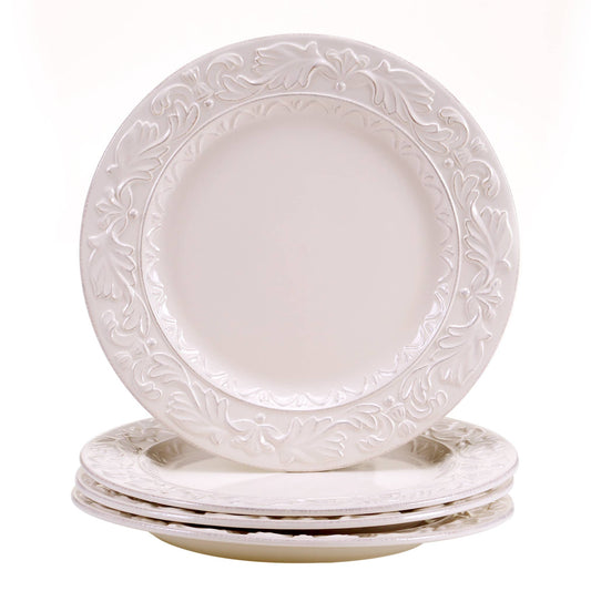 Firenze Ivory Dinner Plate, Set of 4