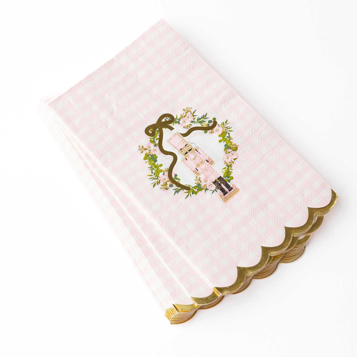 Sugarplum Gingham Paper Guest Towels, 16-Pack