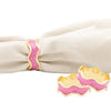 Pink Napkin Rings, Set of 4