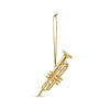 Gold Trumpet Ornament