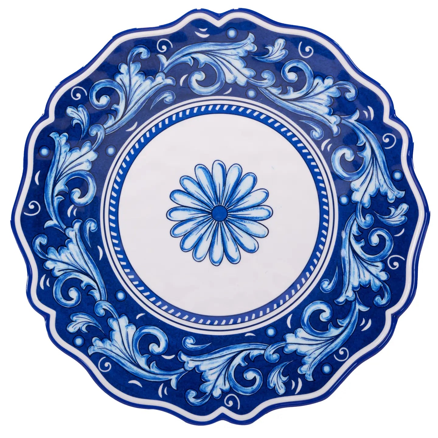 Veranda Melamine Round Platter 14in