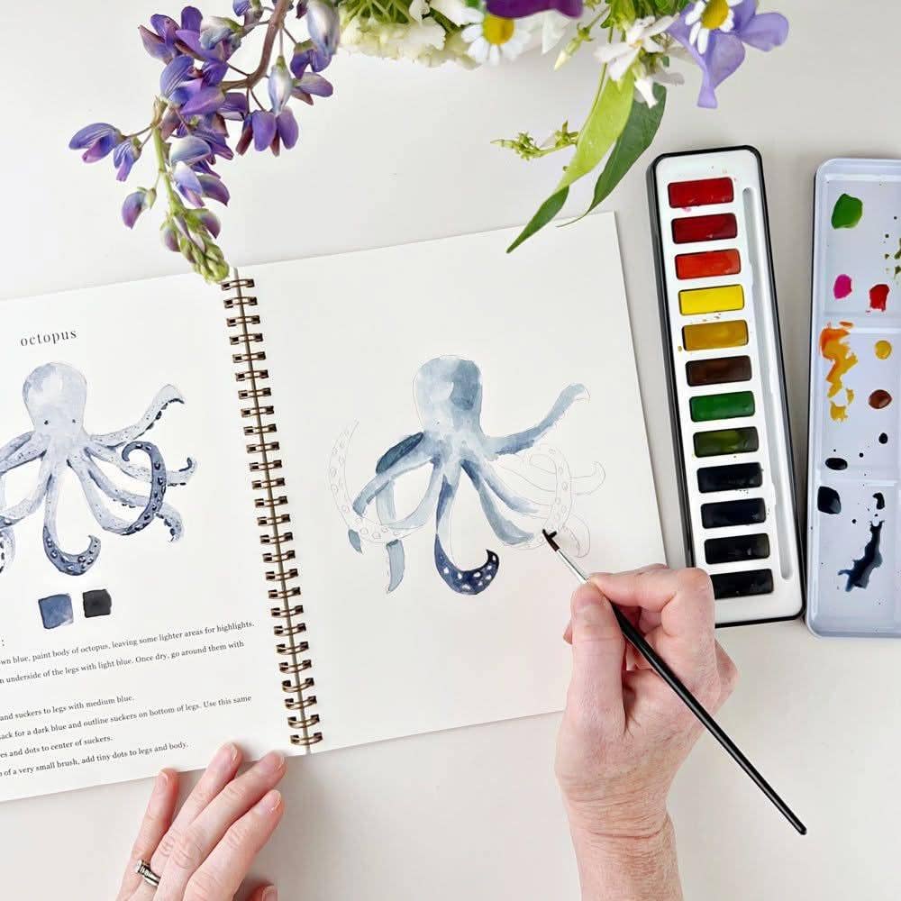Watercolor Paint Set: 12 Colors