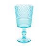 Victoria Aqua Acrylic Goblet, S/6