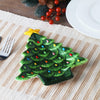 Decorated Tree Appetizer Plate, Set of 4