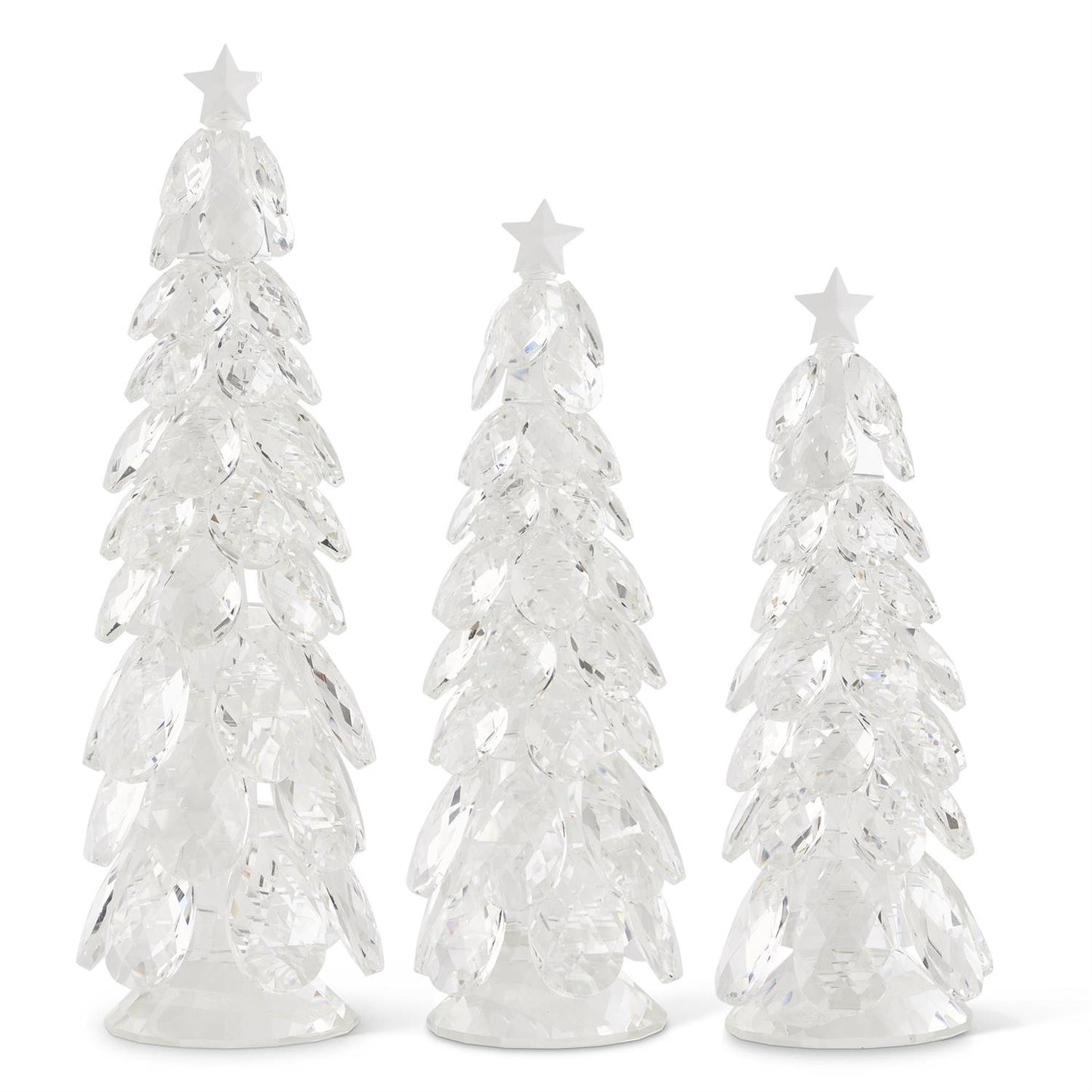 Crystal Tear Drop Tree w/ Star