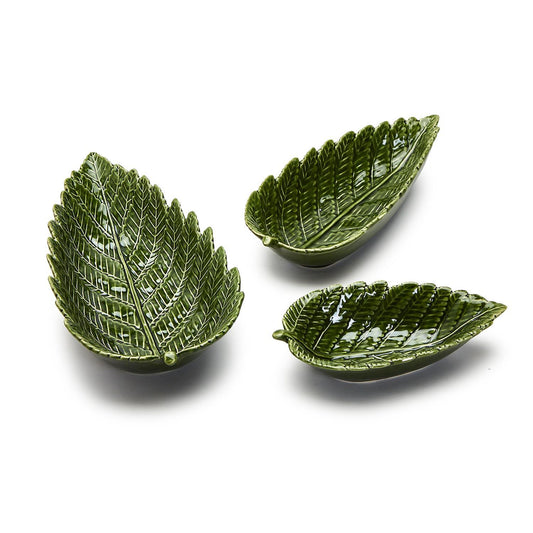 S/3 Fern Tid Bit Plates