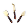 Tortoise Swirl Cheese Knives
