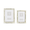 Silver Faux Bamboo Frame