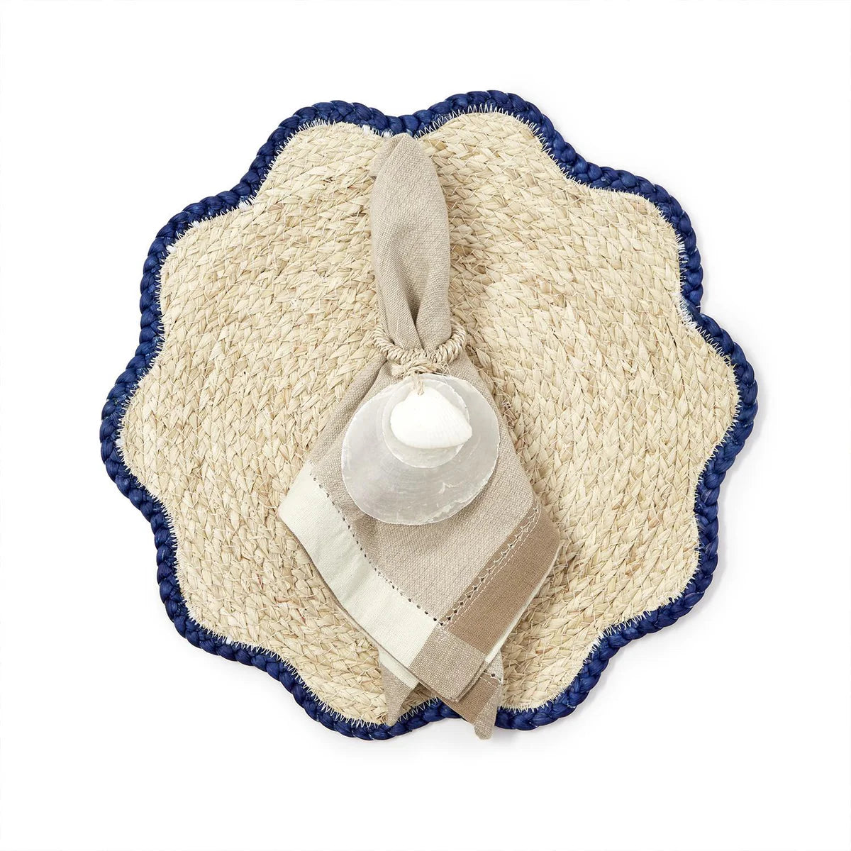 Scalloped Edge Placemats - S/4