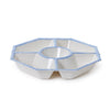 French Blue Melamine Chip & Dip - Bamboo