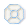 French Blue Melamine Chip & Dip - Bamboo