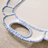 French Blue Melamine Platter - Bamboo