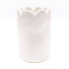 White Marble Scalloped Wine & Champagne Chiller