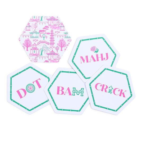 Let's Mahj Coaster Set