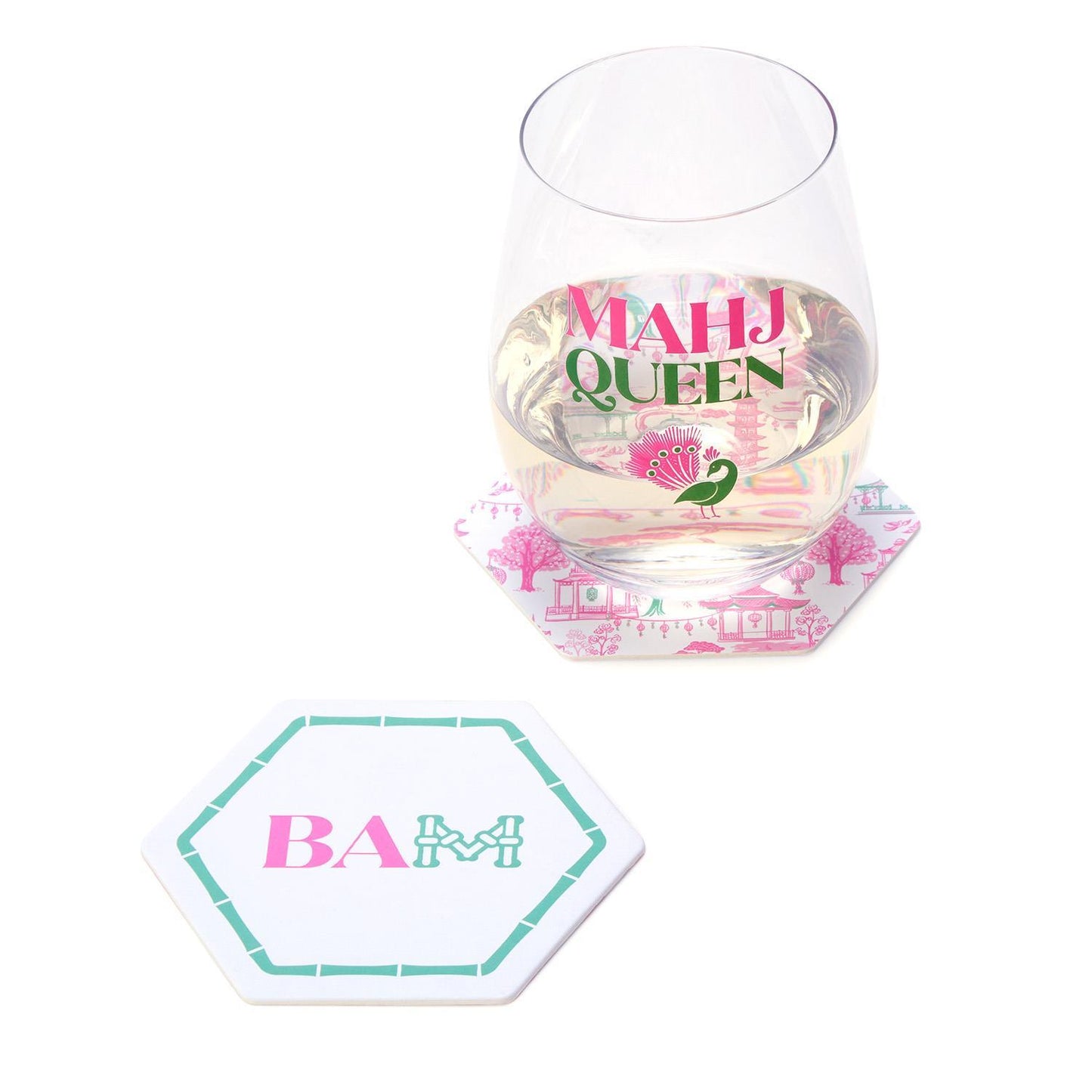 Let's Mahj Coaster Set