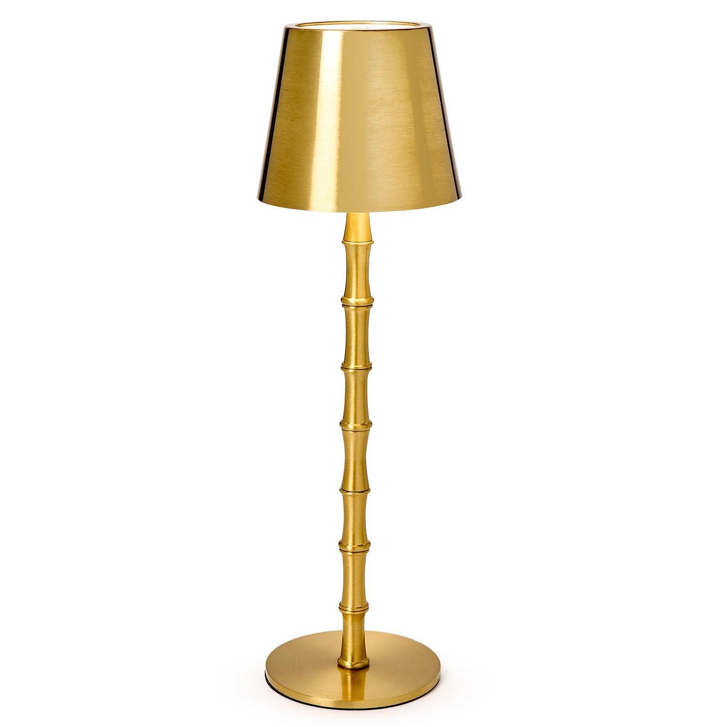 Rechargeable LED Bamboo Gold Lamp