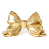 Gold Bow Taper Candleholder