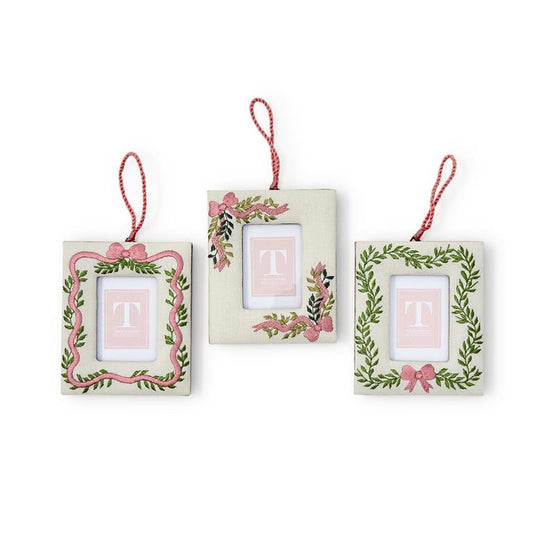 Embroidered Ornament Photo Frame