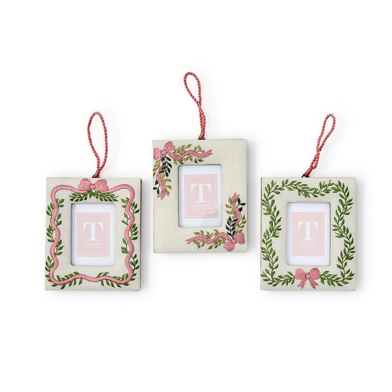 Embroidered Ornament Photo Frame