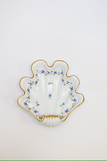 Large Shell Dish Blue Garland