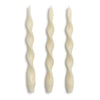 Twist& Glow 12" Twist Taper Candles - Set of 3