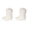 White Cowboy Salt & Pepper Set