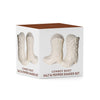 White Cowboy Salt & Pepper Set