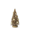 4.5" Bottle Brush Tree w/ Gold Ornaments