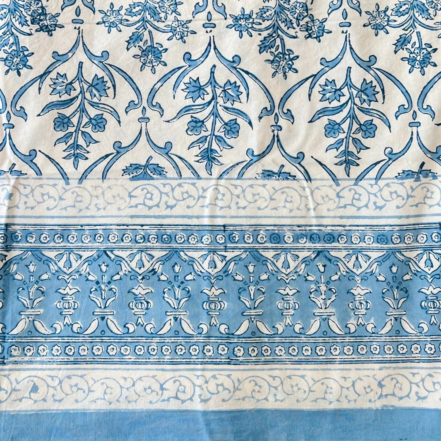 Light Blue Tablecloth 72x108