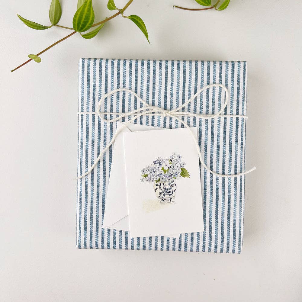 Hydrangea Bouquet Mini Enclosure Notecard