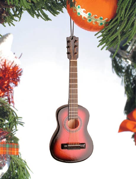 Acoustic Dark Guitar Ornament