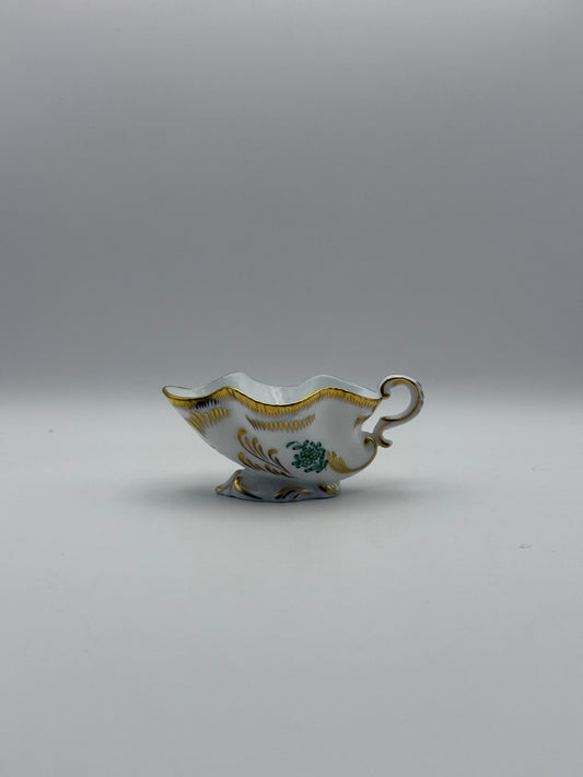 Miniature Creamer Dish Green