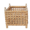 NEW CANE WICKER BOX PLANTERS: SMALL