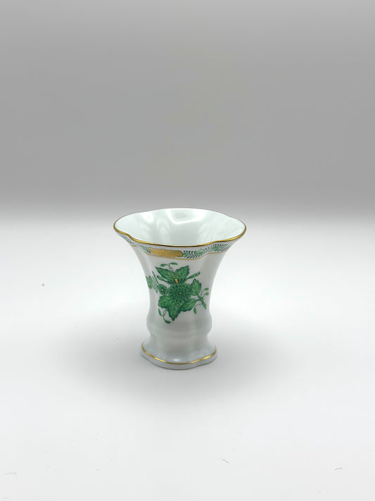 Miniature Vase Chinese Bouquet Green