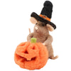 Lighted LED Pumpkin Mouse Critter