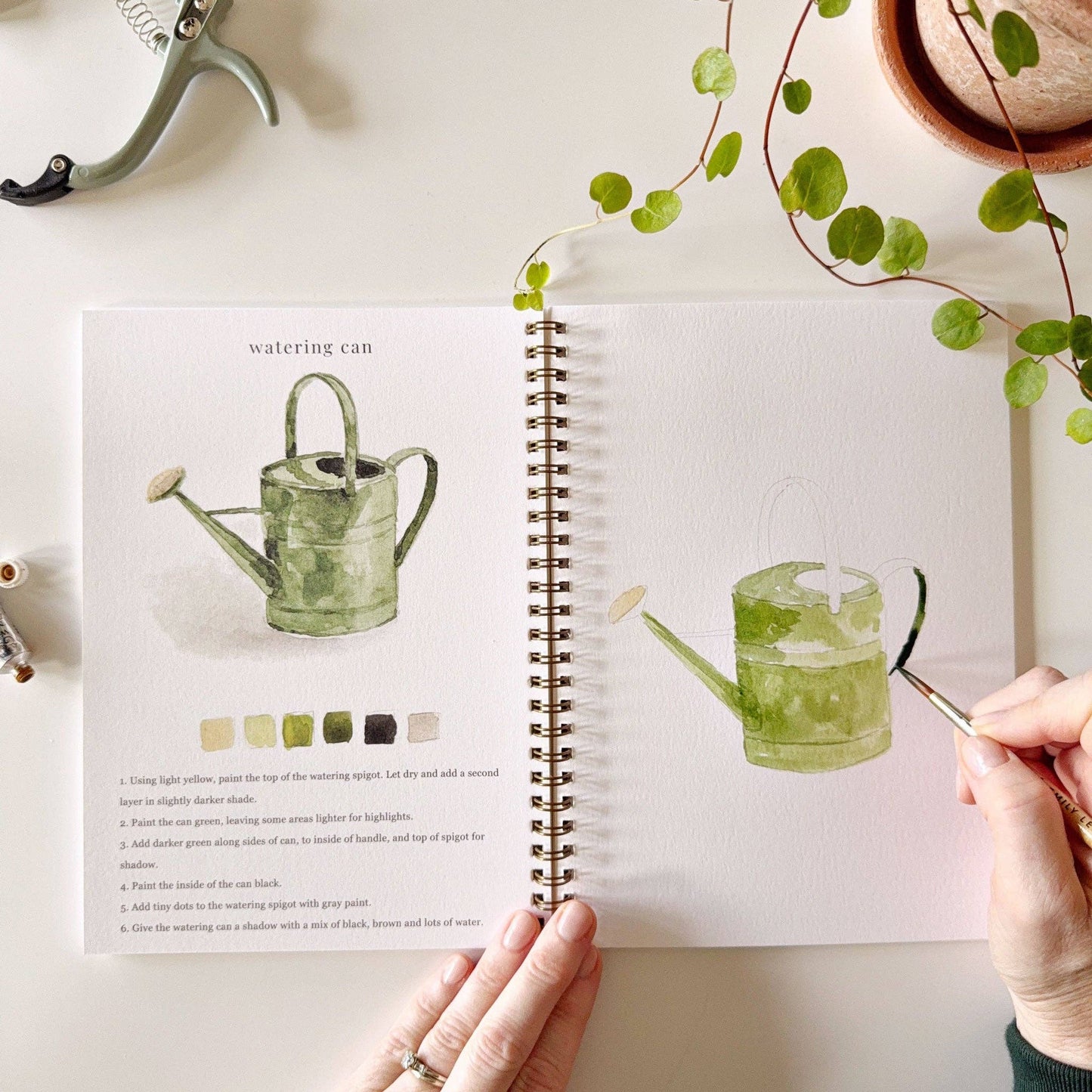 Watercolor Workbook - GARDEN