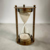 Small Antiqued Vintage Brass Sand Timer