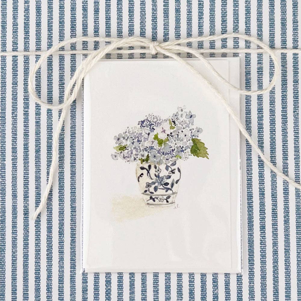Hydrangea Bouquet Mini Enclosure Notecard