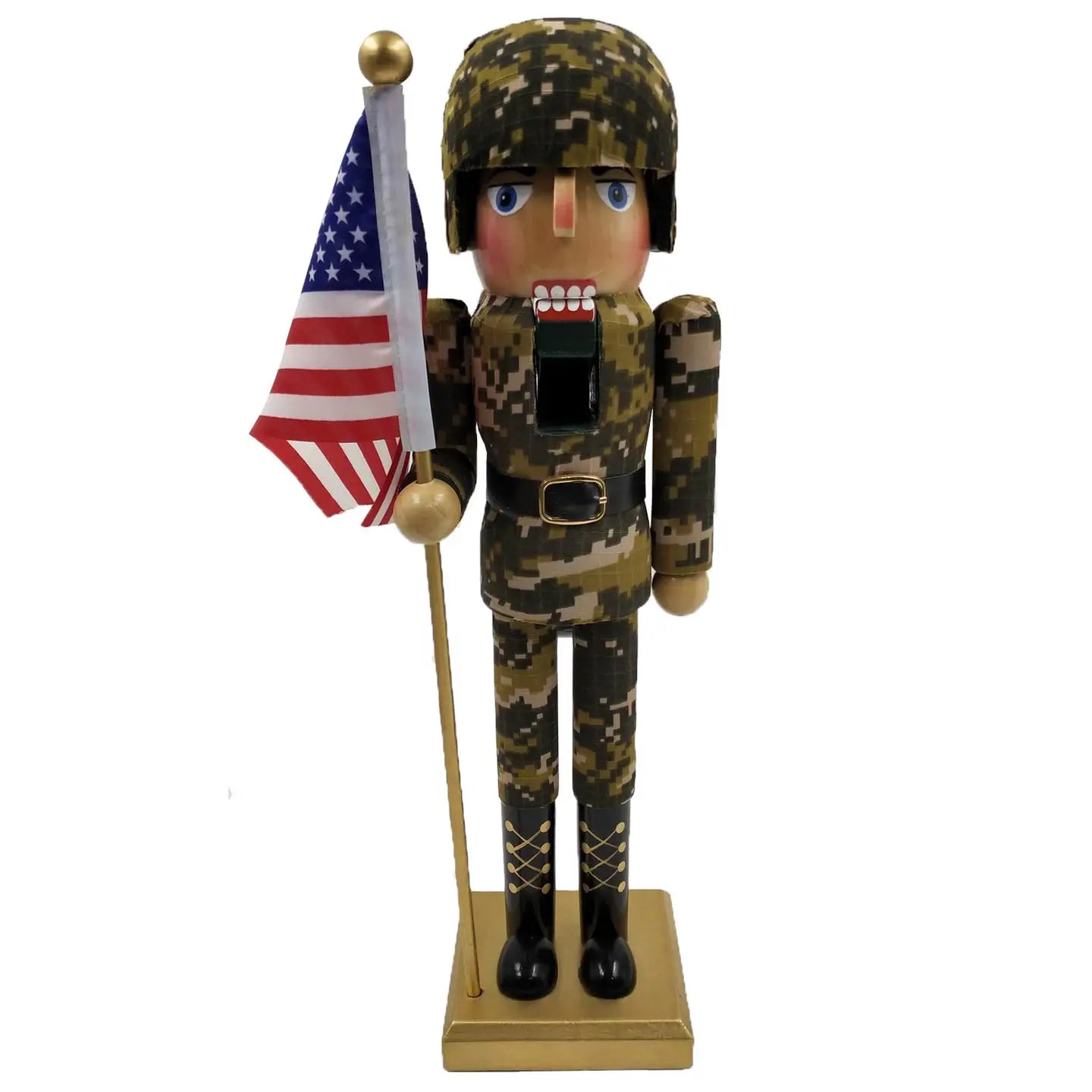 14" Army Nutcracker